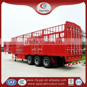 China Van Semi Trailer Steel Cargo Trailer for Sale thumbnail-1