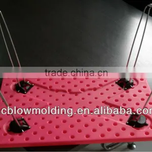 OEM Blow Molding Plastic Folding Table HDPE Folding Laptop Table Board Huizhou Factory thumbnail-2
