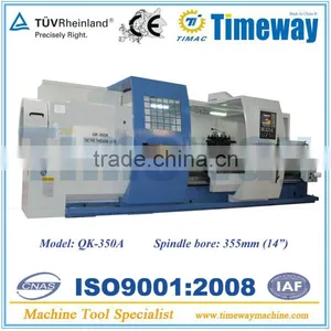 14" Hollow Spindle CNC Pipe Threading Lathe QK-350A thumbnail-1