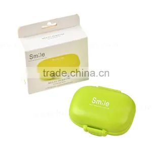 Colored 4 Compartment One Day Mini Pill Box thumbnail-2