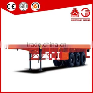 20ft 40ft Container Semi Trailer Flatbed Truck Trailer thumbnail-1