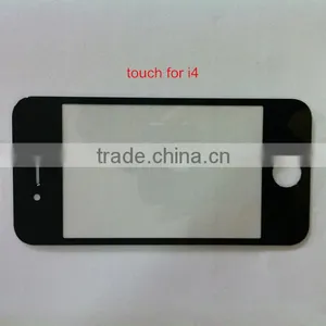 Replacement Front Glass With Touch Screen Digitizer for Iphone Balck White thumbnail-1