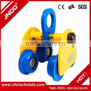 Plain Geared Trolley on Wheels for Hoist thumbnail-1
