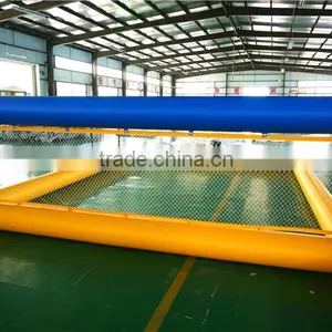 Durable PVC Tarpaulin Inflatable Floating Water Volleyball Court for Sale thumbnail-5