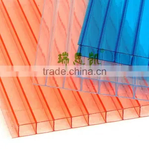 100% Virgin Ten Years Guarteen Polycarbonate Hollow Sheet thumbnail-1