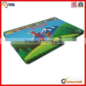 Wholesale Rectangular Cartoon Metal Pencil Box thumbnail-4