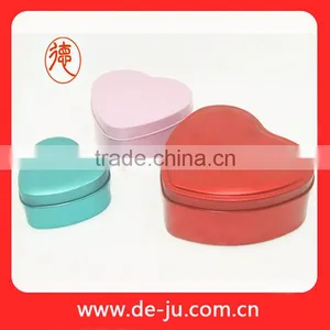 Custermized Printing Thick Tin Sheet Heart Shaped Chocolate Box thumbnail-1