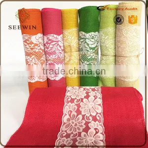 Cheap Jute Table Runner With Lace for Sale thumbnail-2