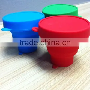 Silicone Tea Cup for Travelling /portable Silicone Cup With Cup Lid thumbnail-1