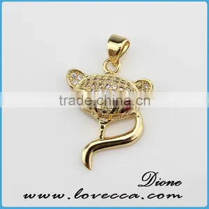 Wholesale Fashion Micropave Setting Pendant Jewelry Chinese Zodiac Horse Pendant for Unisex /female /male thumbnail-4