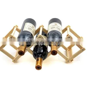 New Olive Wood Wine Rack thumbnail-1