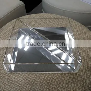 Engraved Clear Acrylic Serving Tray,Transparent Lucite Serving Tray,Perspex Serving Tray thumbnail-5