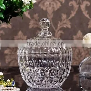 Modern Tableware Glass Fruit Plate High Quality Fruit Glass Bowl thumbnail-2
