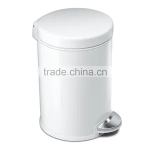 Colorful Metal Trash Can With Stainless Steel Pedal thumbnail-1