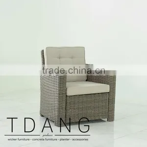 Palm Harbor Wicker K-D Lounge Chair - K-D Rattan Sofa Set thumbnail-1