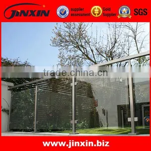 JINXIN 316 SS Outdoor Balcony Stainless Steel Cable Deck Railing System thumbnail-1