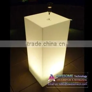 Light up Led Plastic Pedestal Event Table thumbnail-3