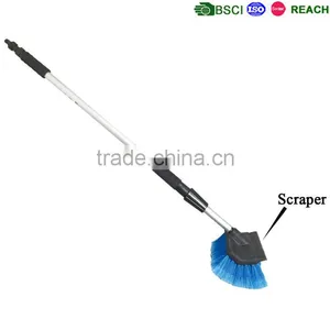 Long Handle Car Wash Brush , Car Washing Mop With Brush thumbnail-1