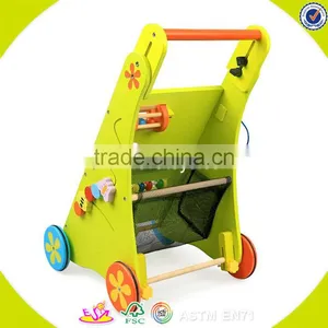 2017 Wholesale Wooden Baby Activity Center Preschool Wooden Baby Activity Center W16E072 thumbnail-2