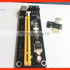 4PIN PCI-E Molex Risers With Power Supply PCIE 1X to 16X +USB 3.0 Extender Cable Sata to IDE for Bitcoin Litecoin Miner thumbnail-3