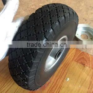 10 Inch Wheel Tire, Flat Free Tire ,tyre pu Foam Tyre 4.10/3.50-4 thumbnail-1