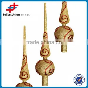 Color Printing Golden Christmas Tree Decoration thumbnail-1