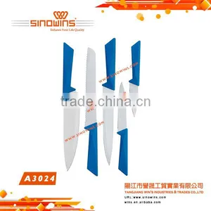 A3024 Cool Design 5pcs Stainless Steel Knife Set With Non-stick Coating thumbnail-3