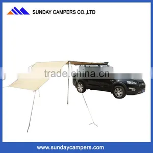 Beijing Factory 280g Polycotton Picnic Car Side Awning Shade With Extension thumbnail-1