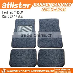 High Quality Anti-slip Black Carpet Car Foot Mats for Special Cars thumbnail-1