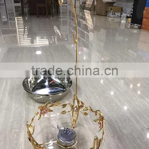New Design Red Flower 8Liter Stainless Steel Cheap Chafing Dish for Butter thumbnail-3