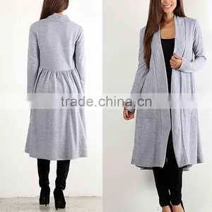 OEM Women Korean Fashion Lastest Korean Style Cardigan Wholesale Custom Manufacturer Cardigan Sweatshirts thumbnail-1
