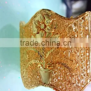 Fashion Two Tone Cuff Bracelet With Modern Design,best Selling Cuff Design thumbnail-1