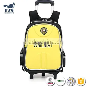 SLZ69 Fashion Wheeled Backpack Waterproof High School Student Trolley Bag thumbnail-1