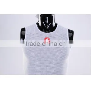 Mesh Base Layer Shirt All White thumbnail-2