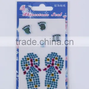 Factory OEM Crystal Diamond GEM Rhinestone Self Adhesive Sticker thumbnail-2