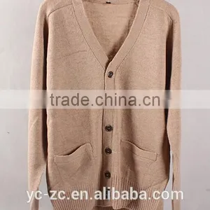 100% Cashmere Spring Wool Cardigan Sweater thumbnail-2