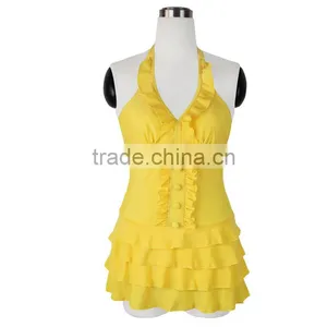 Wholesale Custom Design Your Own Women One-piece Swimsuit thumbnail-1