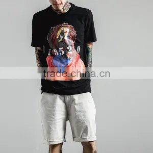 In Stock Good Qulaity Tshirt Printing Cotton Custom Tshirt thumbnail-1