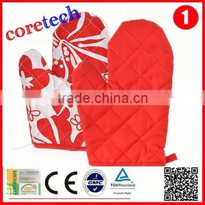 Hot Sale Printed Oven Mitten Safety Glove Factory thumbnail-3