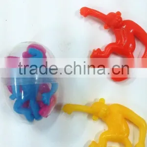 Capsule Toy With TPR Sticky Stretchy Monkey Included Vending Machine Small Plastic Toy thumbnail-1