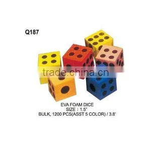 (Q187) EVA FOAM DICE thumbnail-1