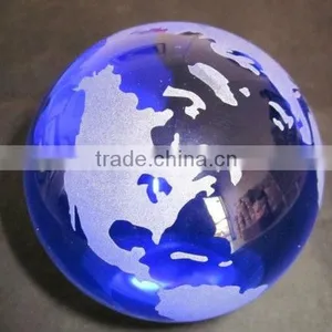Good k9 Crystal Blue Globle thumbnail-1