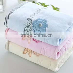 Wholesale Super Cheap Velour Fabric Cut Pile Face Bath Towel thumbnail-1