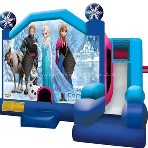 Frozen Princess Inflatable Bouncer thumbnail-1