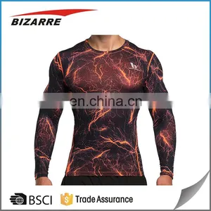 Custom Camo Designed Long Sleeve t Shirt for Men's Gym Wear Bodybuilding Crossfit t Shirt thumbnail-6