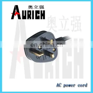 3 Pin Adaptor Plug Solid Style Electrical Plug H05vv-f Power Cord for Hair Straightener thumbnail-3