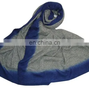 Knitted Pashmina Wool Shawls, Scarfs Ombre Dye thumbnail-1
