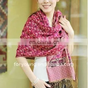 New Product Red Poncho Shawl thumbnail-1