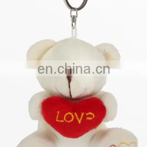 10cm Wholesale Mini Stuffed Plush Teddy Bear Keychain Toy for Giveaways thumbnail-5