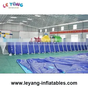 Intex Swimming Pool, Rectangular Metal Frame Swimming Pool, Mini Amusement Park thumbnail-1